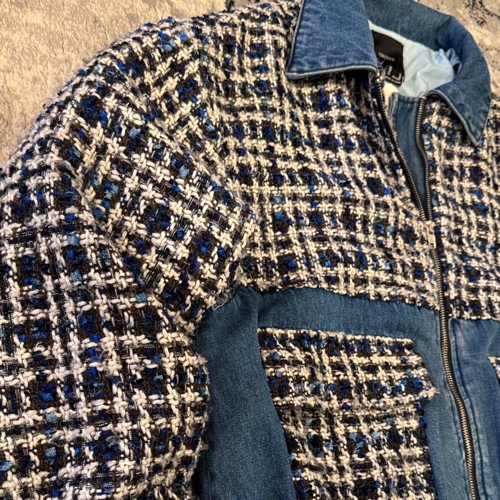 Tweed Denim Jacket - Picture 6 of 16